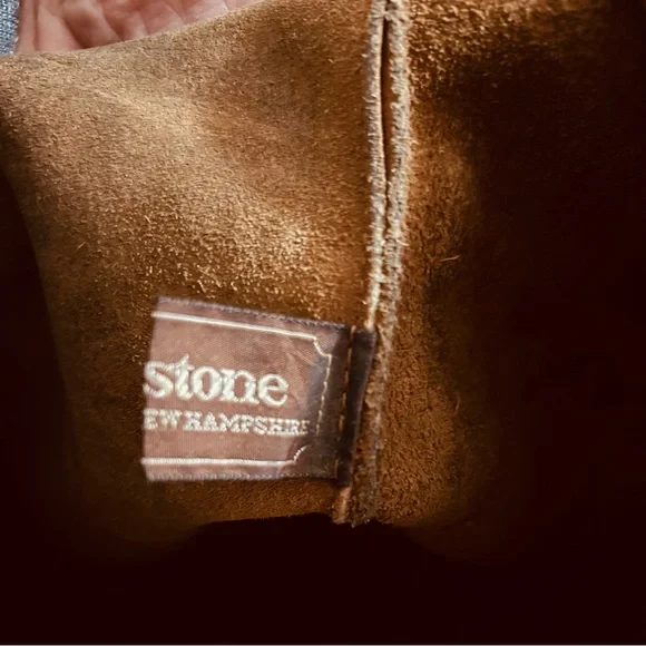 Brook Stone Brown Suede Tote Bag - Picture 6 of 6